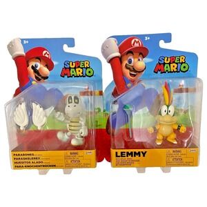 PARABONES & LEMMY Super Mario Jakks Pacific 4" Figures‎